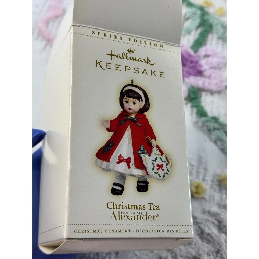 Hallmark Keepsake Madame Alexander Christmas Tea Wendy Ornament 2006 QXI6282